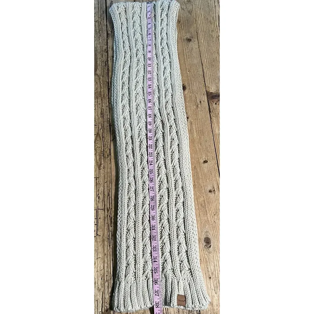 Winuesa Tan Knit Scarf NWOT